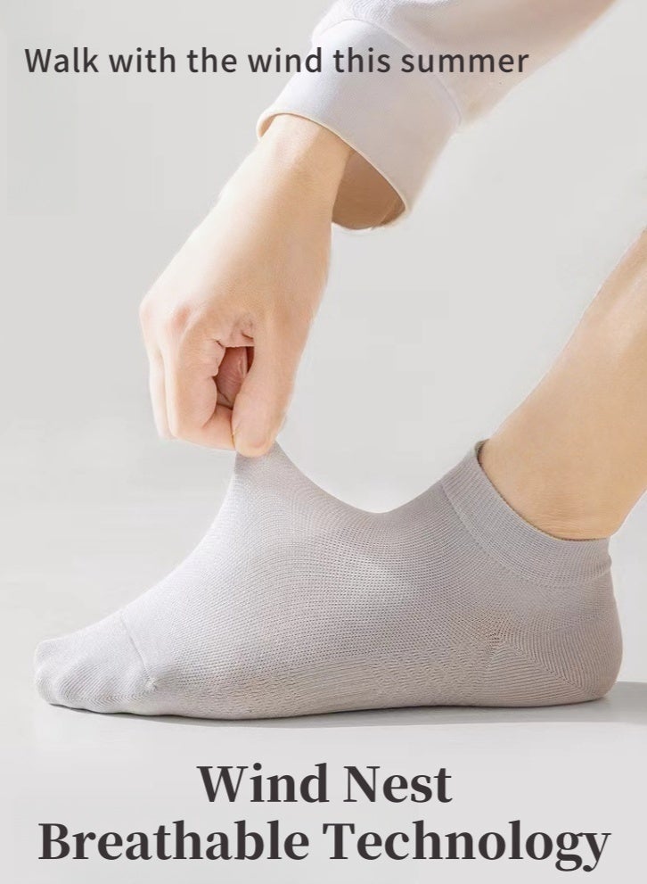 Lullaxx Breathable Cotton Socks: Massage Mesh Sole, 5 Colors, Perfect for Women - Image 5